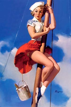 Vintage sailor pin up girls-pics and galleries